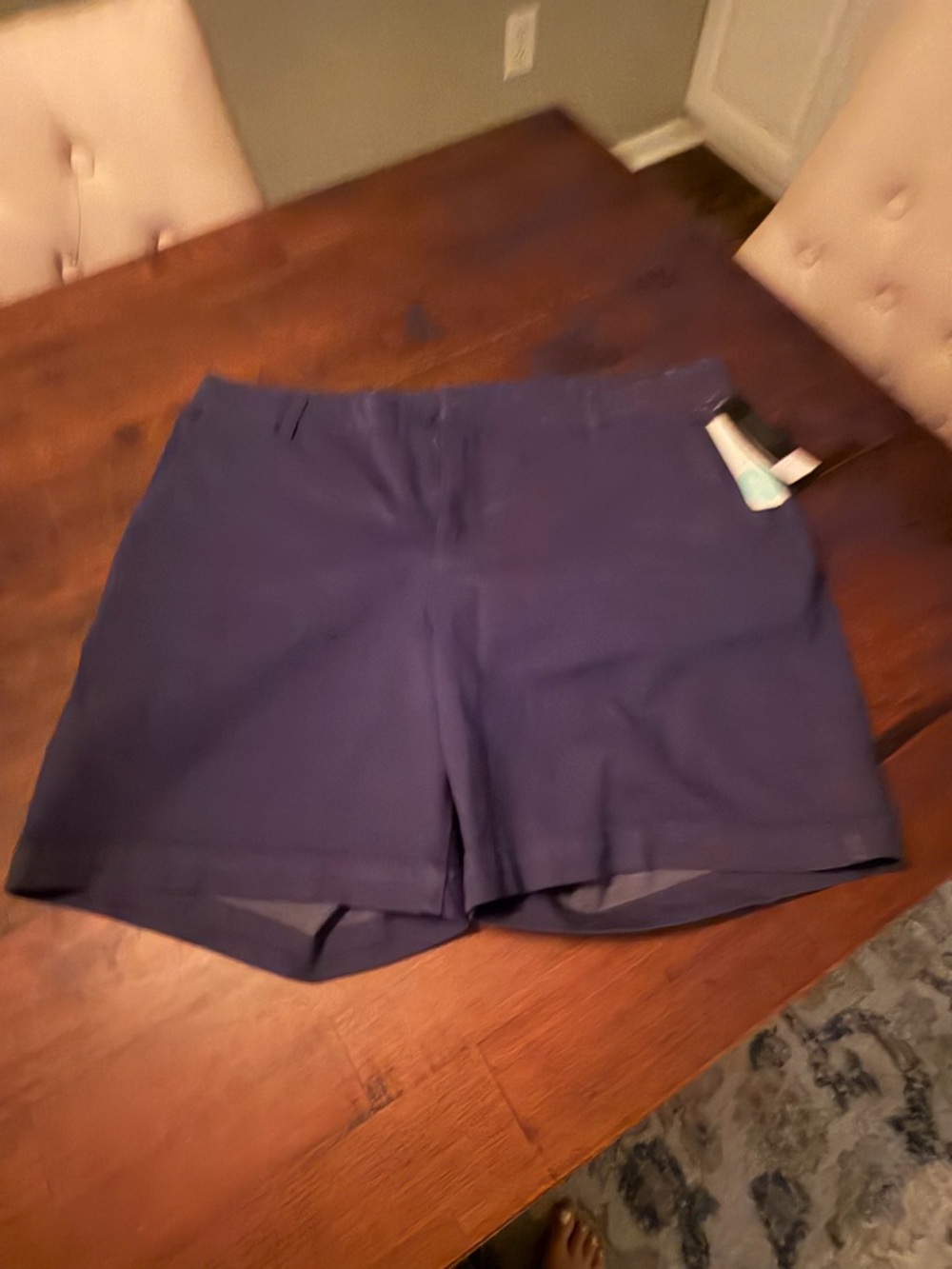 Kut from the Kloth Navy Pull-On Stretch Shorts